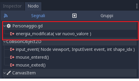 Segnale Energia Modificata